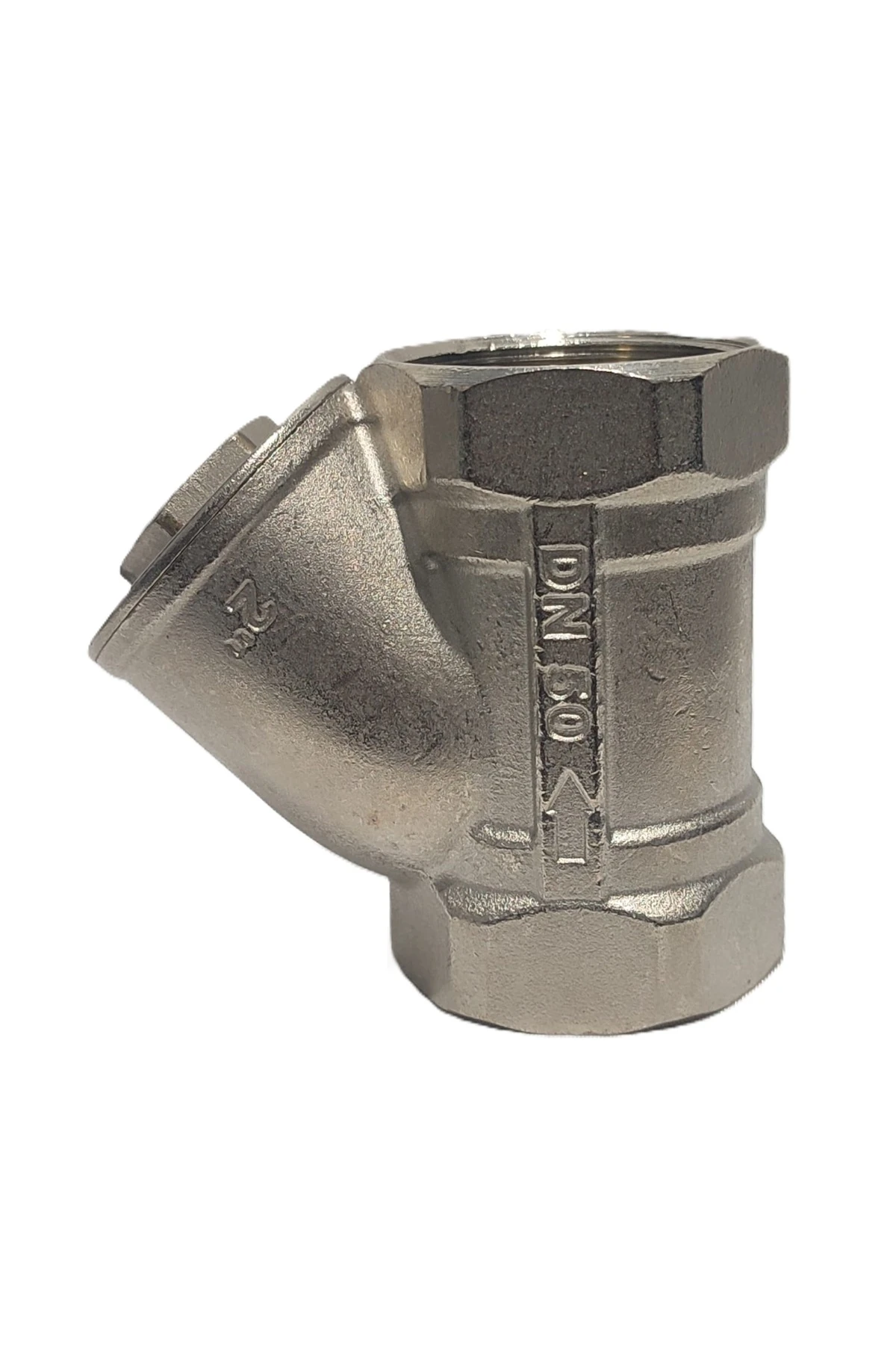 2" Sarı / Krom Pislik Tutucu Su Filtresi Dn50 - Threaded Strainer