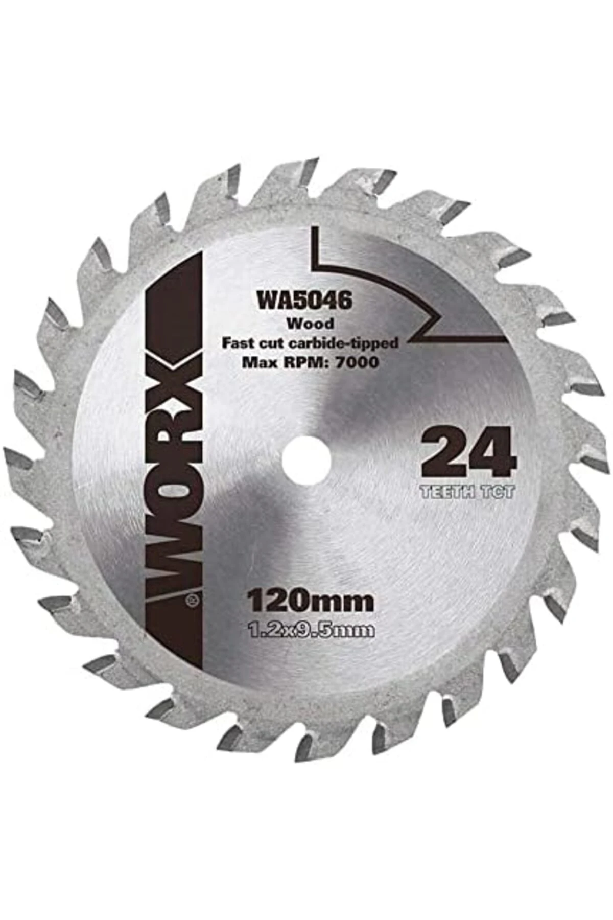 WA5046 120x9,5mm Ahşap Kesme, Daire Testere Bıçağı 1169806