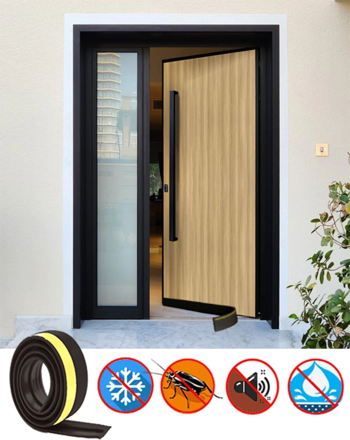 Çelik Kapı Altı Rüzgarlık Kapı Altı Eşik Süngeri Kapı Altı Rüzgar Önleyici Kapı Altı Bandı