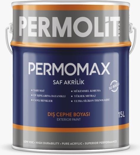 Permomax Silikonlu Dış Cephe Boyası Fil Dişi