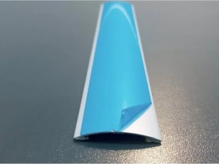 Alüminyum Bantlı Kapı Eşik Profili / Kapı Altı Çitası/parke Çıtası Gri 90 Cm