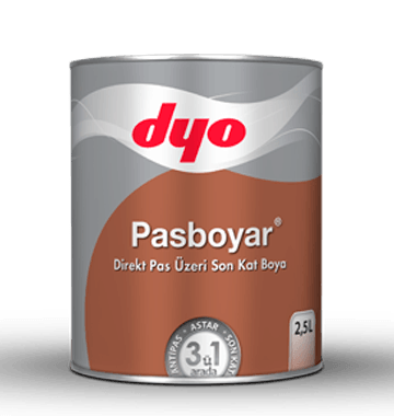 DYO PASBOYAR



(Direkt Pas Üstüne Son Kat Metal Boyası)  0,75 lt