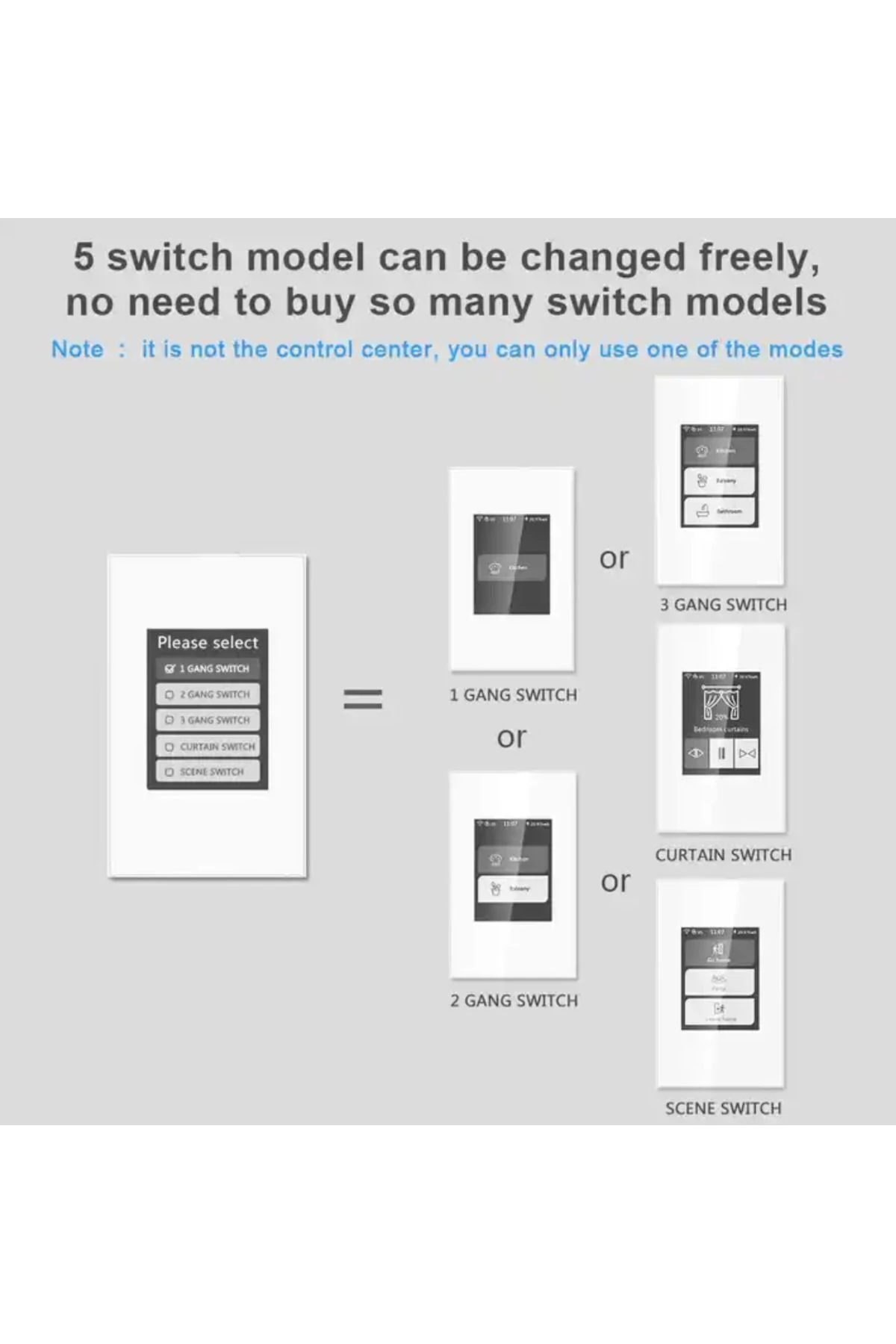 LANBON L8 LCD Akıllı Işık Anahtarı Apple HomeKit, WiFi ile, Alexa Google Home Siri Siyah