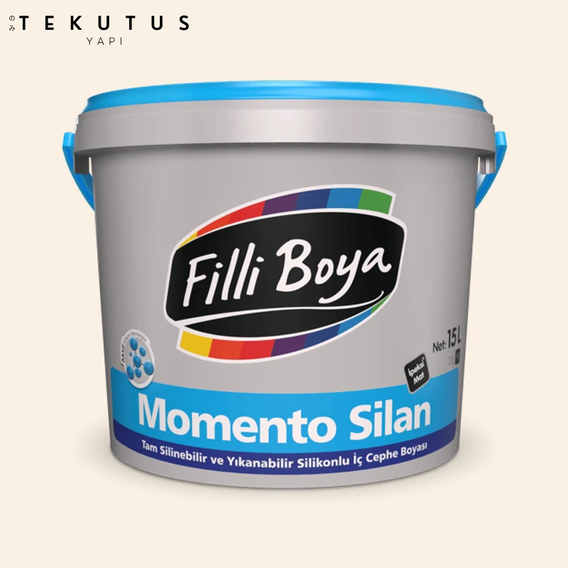 Momento Silan Silikonlu Iç Cephe Boyası 15 L Cİ-6341 / 1580 Masum Beyaz