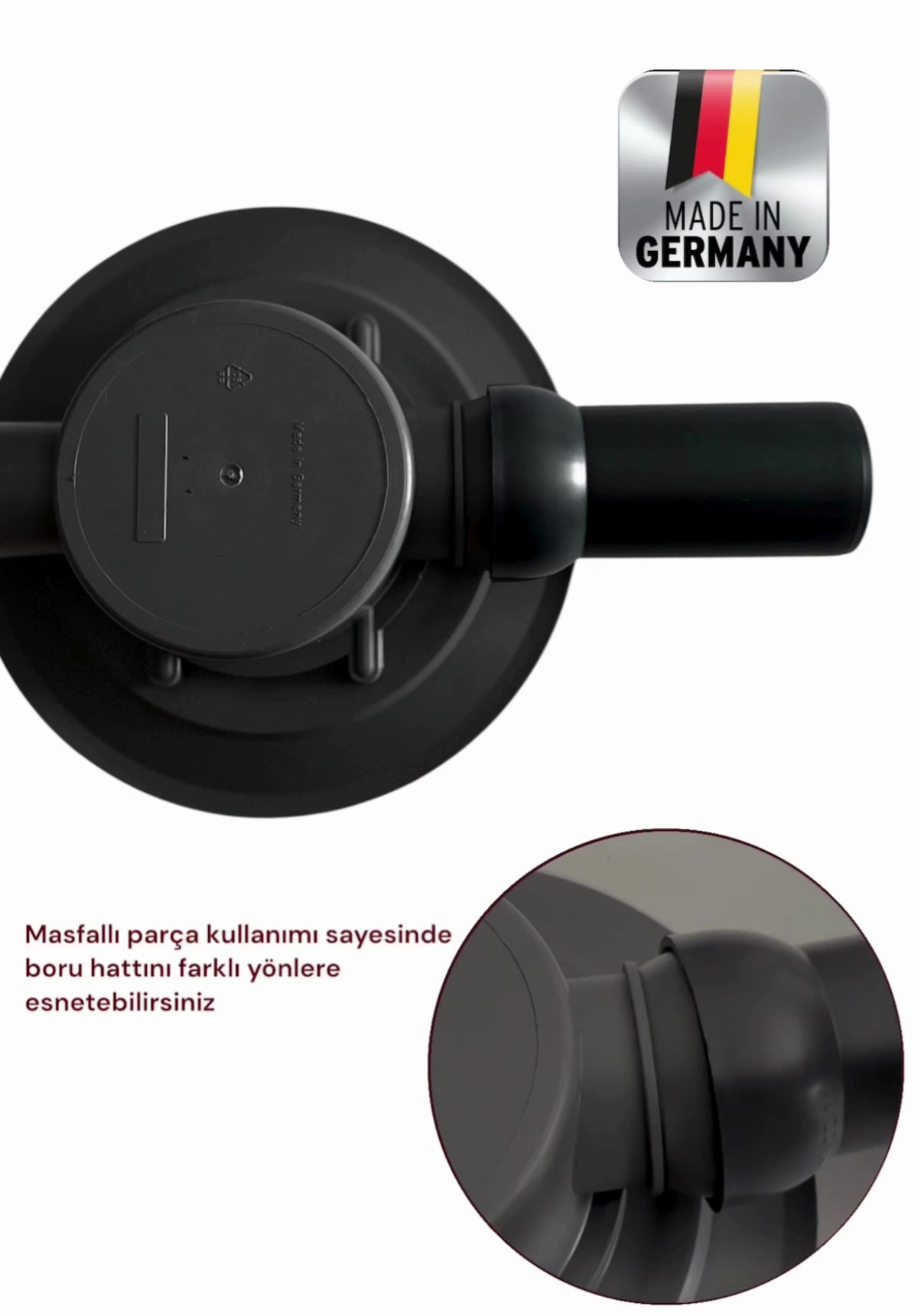 42 S 10x10cm 50'lik Lağım Kanalizasyon Koku Önleyici Sifonlu Izolasyonlu Yer Banyo Duş Gider Süzgeci