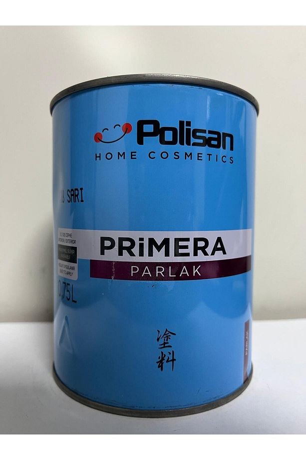 POLİSAN PRİMERA SENTETİK YAĞLI BOYA SARI 0,75 LT