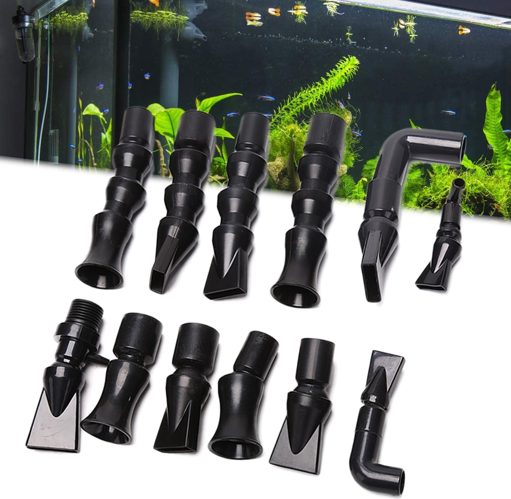 Od 25 mm Ördek Gagası S Stili Akvaryum 360° Ayarlamalı Nozul Su Çıkış Borusu Duckbill Dönüş Borusu Tesisat Fittingsi Filtre Pompa Su Akışı Çıkışı (Yurt Dışından)
