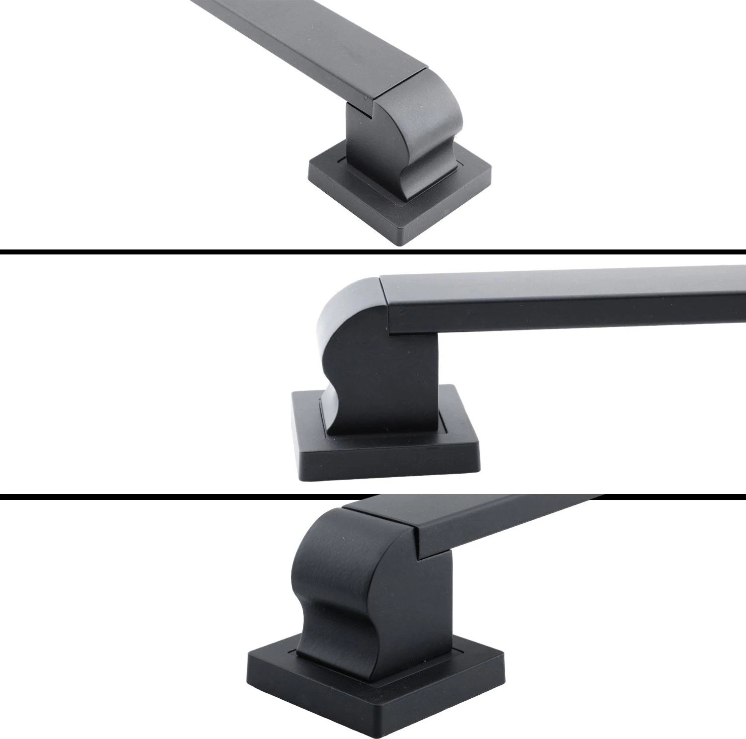 Bersel Çekme Kolu Çelik Kapı Dış Kapı Kolu Tutma Kulbu Siyah Kulp 30 cm