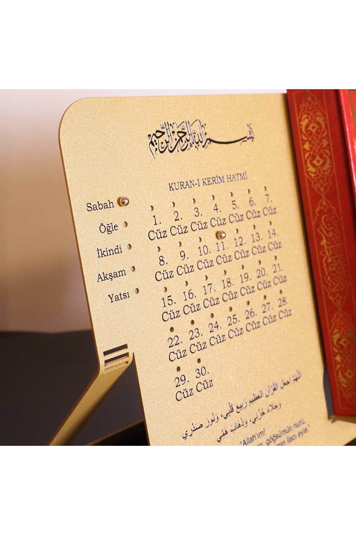 Cüz İlerleme Takibi & Kur’an Okuma Standı - Kur'an Rahlesi - WAMH203