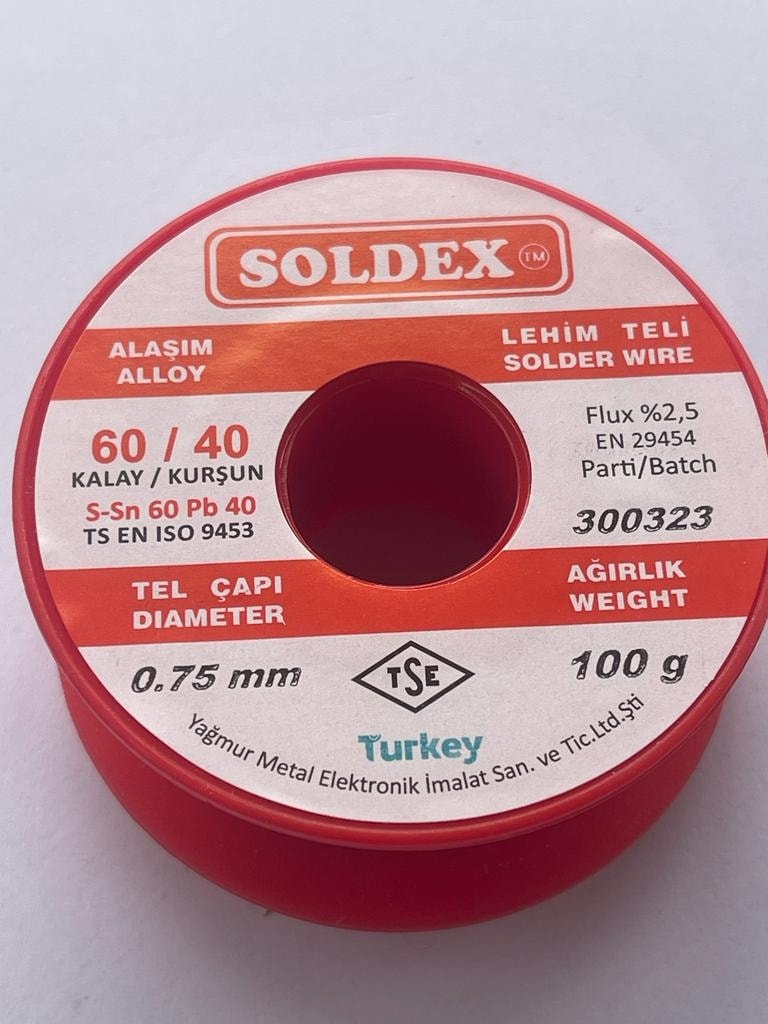 SN60 PB40 0.75MM 100GR Lehim Teli