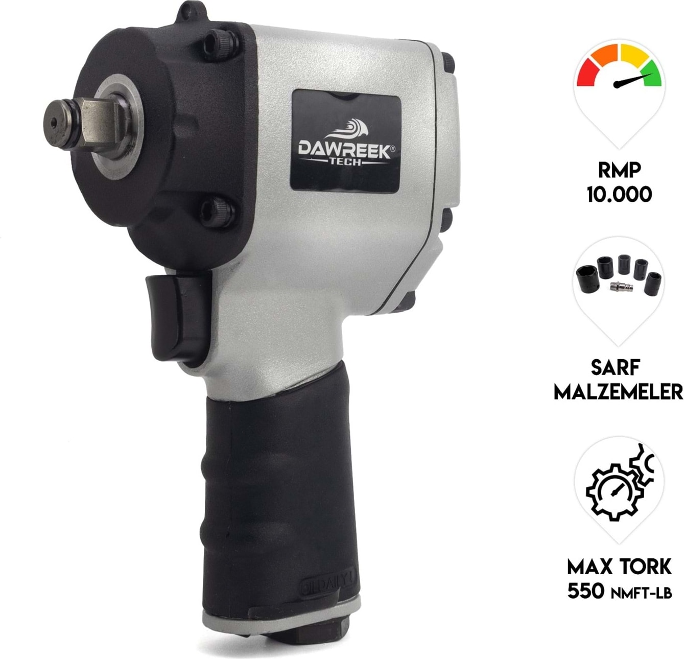 Havalı Somun Sıkma 550NM