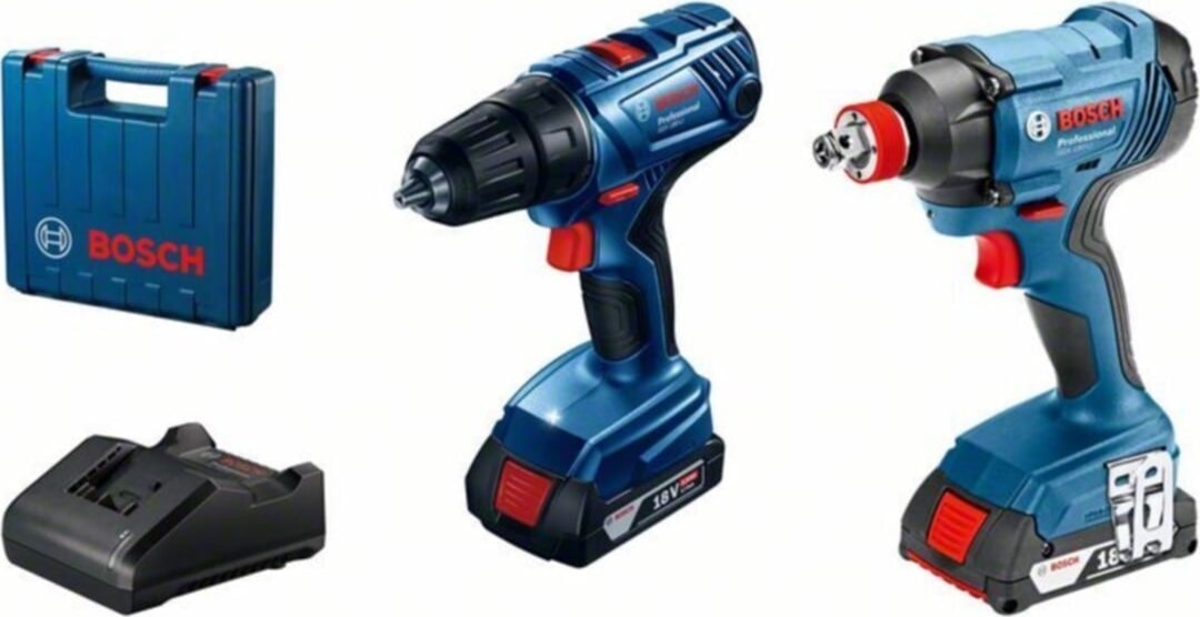 BOSCH 2 Amper Gsr 180-LI + Gdx 180-LI(2 x 2.00AH)