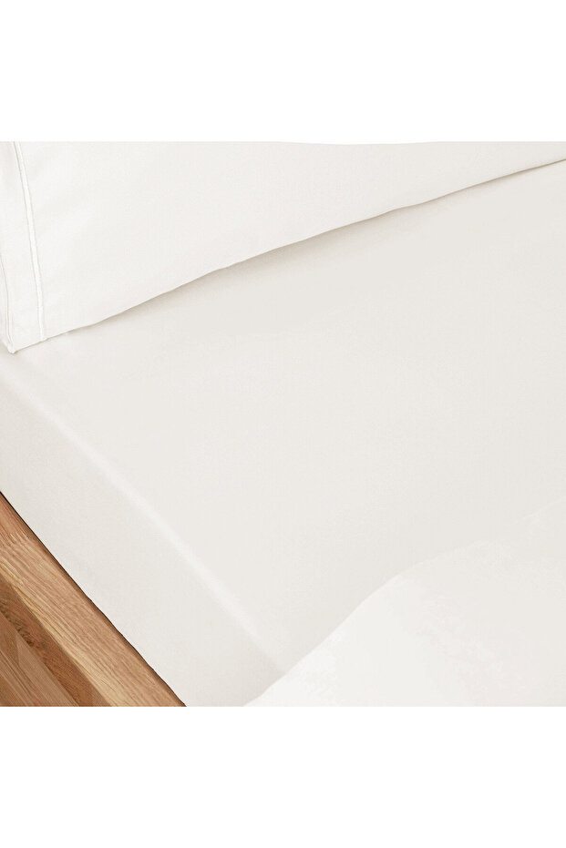 Bambu Nevresim Takımı Double Beyaz