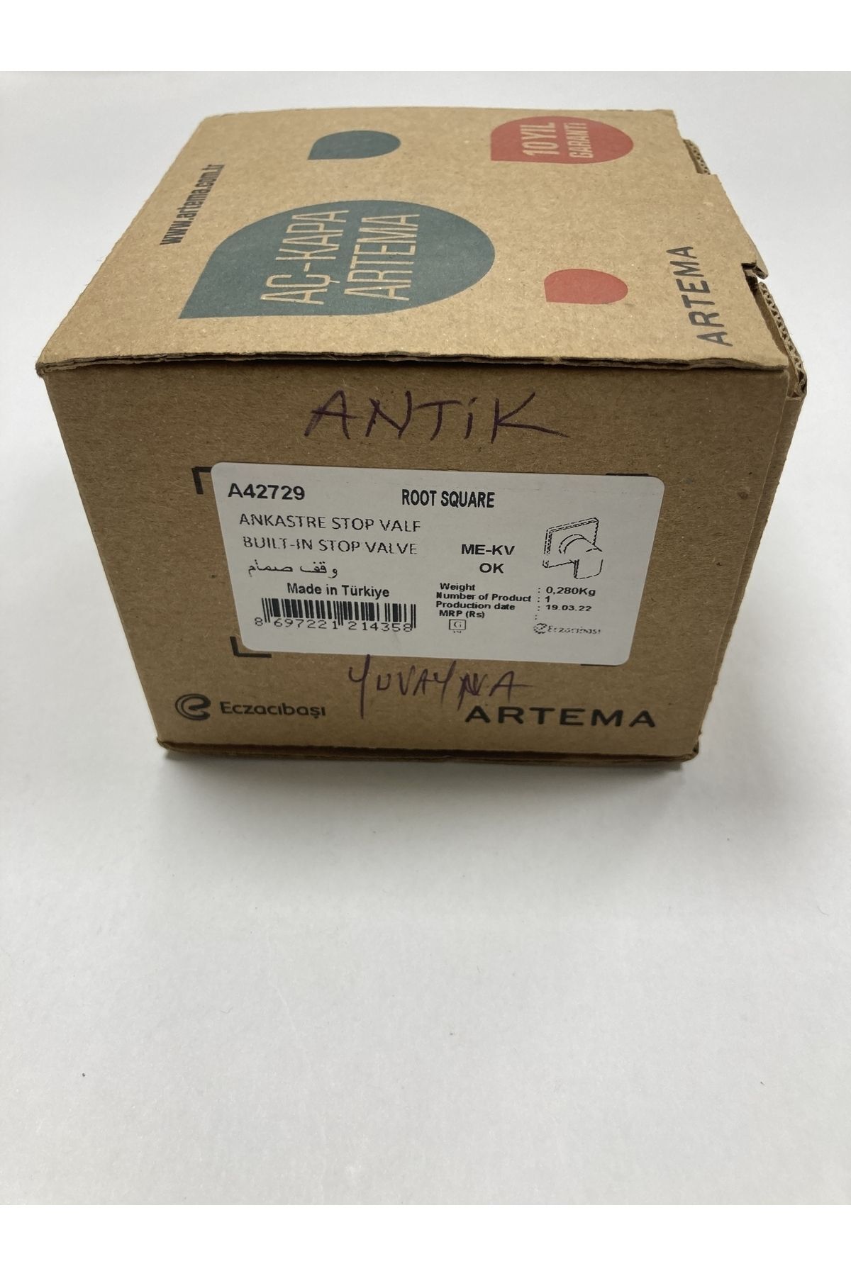 Loop R 7400680 Antik Kumanda Paneli & Artema Ankastre Stop Valf