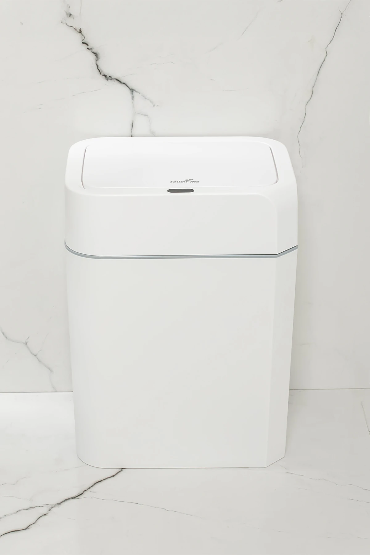 4147 Hareket Sensörlü Sessiz Kapatma Çöp Kutusu Banyo Mutfak Çöp Kovası Kapaklı Banyo Çöp Kovası