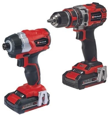 TP-18V Twin Pack Bl Kömürsüz Akülü Matkap -Akülü Vidalama 2X2.0AH Bez Çantalı Set