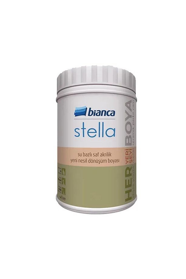 Stella Su Bazlı Saf Akrilik Boya Mermer Beji 1 Kg