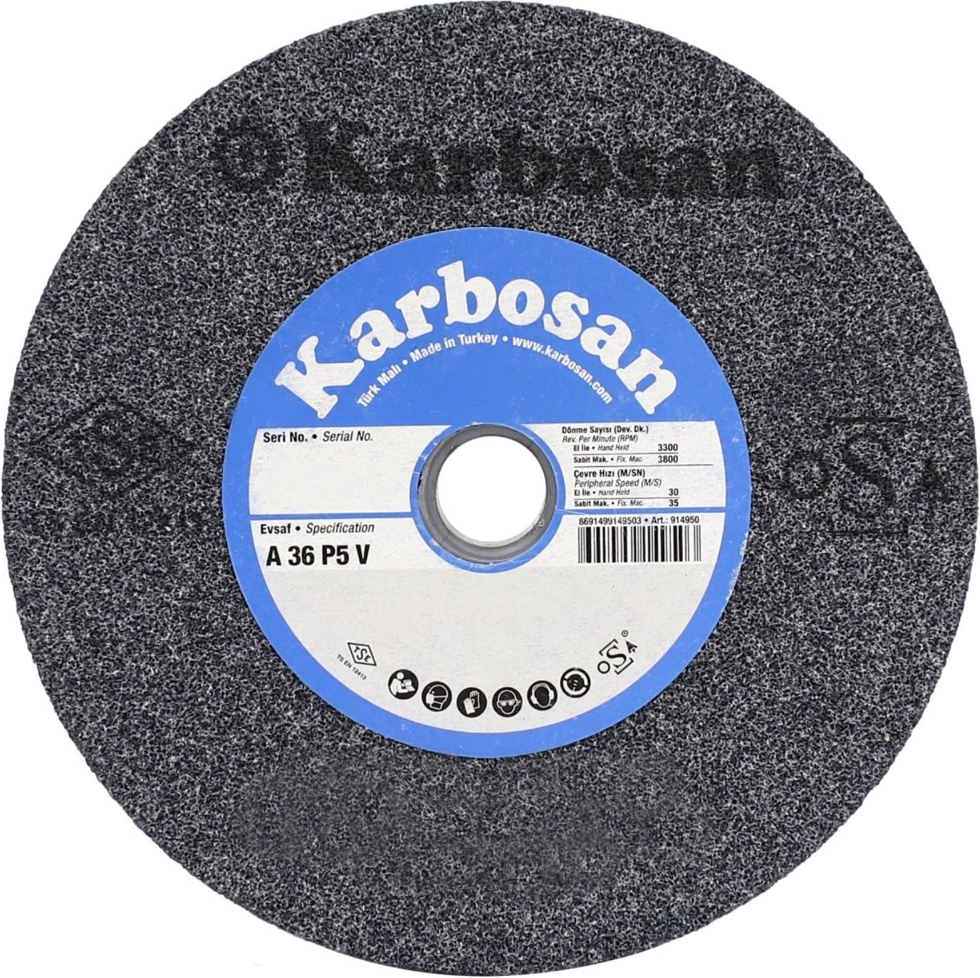 KARBOSAN Taşlama Taşı Nk 36 150X20X20 (914870)