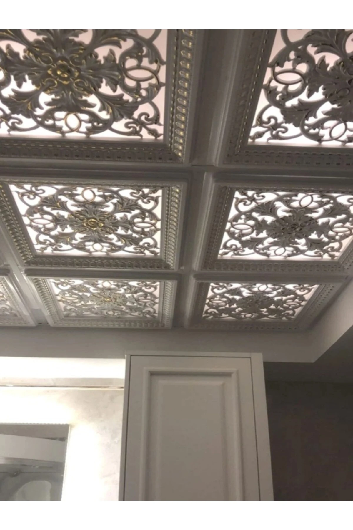 60X60 CM ASMA TAVAN UYUMLU LED DÖŞENEBİLİR AVANGARDE TAVAN PANELİ-BEYAZ RENK