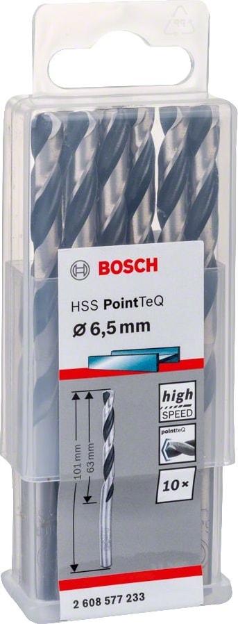 BOSCH - Hss-Pointeq Metal Matkap Ucu 6,5 mm 10'lu