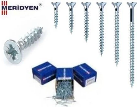 Meridyen Sunta Vidası 3,5X50 (50 Adet)