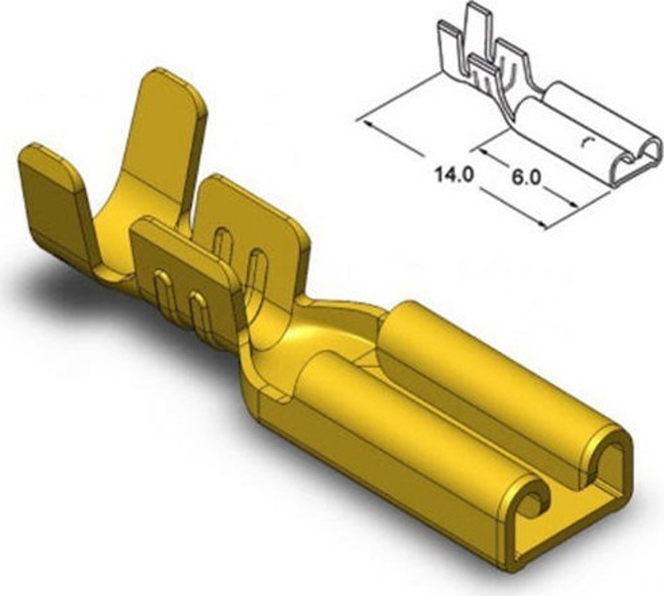 50 Adet Sf1/2d (Mini) Izolesiz Dişi Fiş Terminal Soket Kablo Ucu