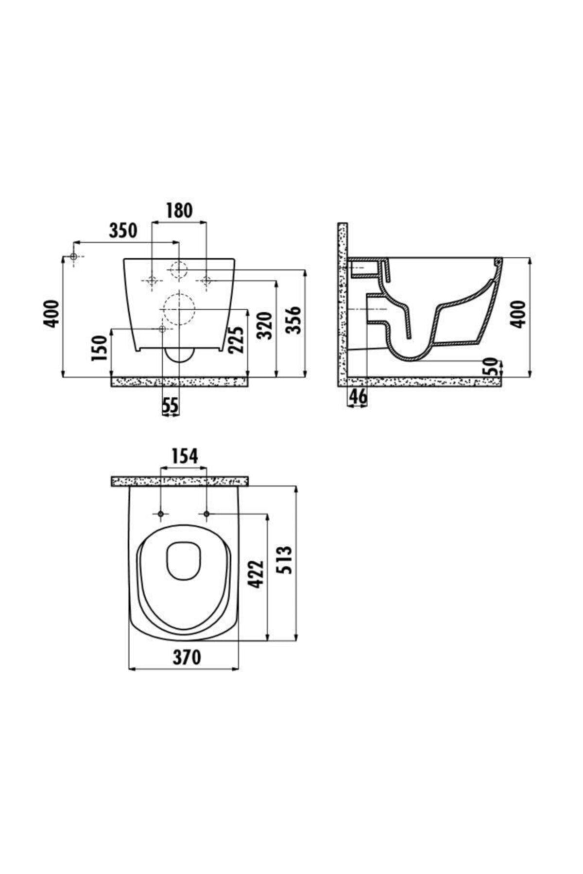 Eg321 Elegant Rim-off Asma Klozet Soft Kapak Kc5030