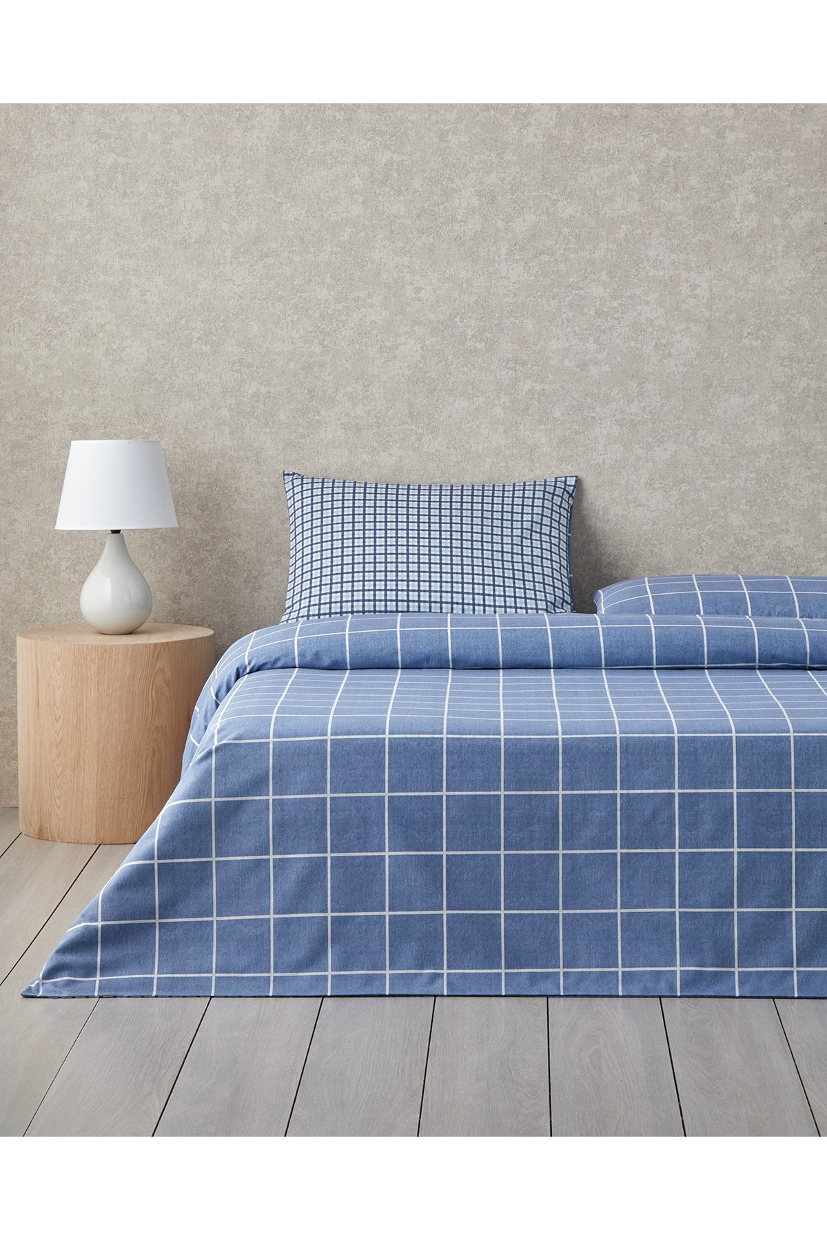 Windsor Kolay Ütülenir Çift Kişilik Nevresim Takımı 200x220 cm Mavi