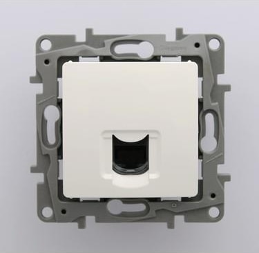 767139  Salbei Serisi Beyaz RJ45 Cat6 Utp Data Prizi
