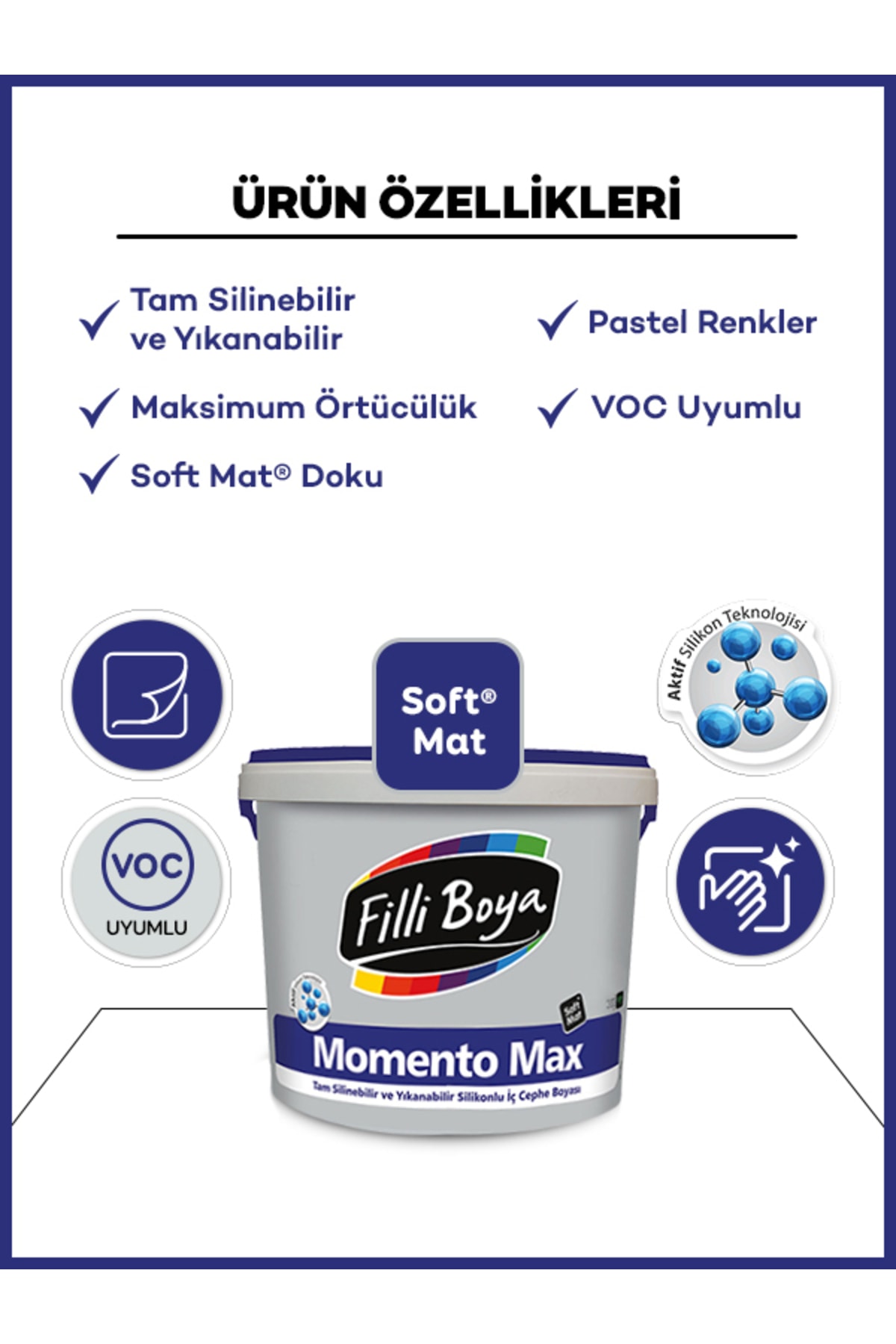 Momento Max Soft Mat 100 ml Menekşe 175 Ilham Paketi