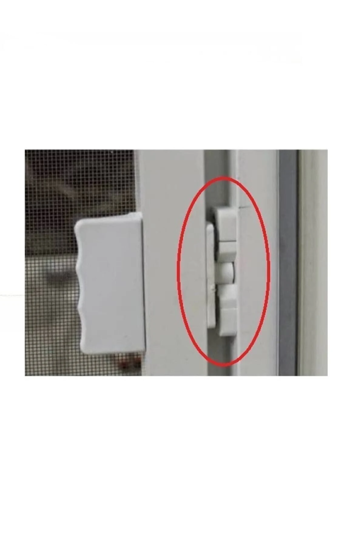 Orans Group Pvc Sineklik Kapı Pencere Çıtçıt Kilit Beyaz