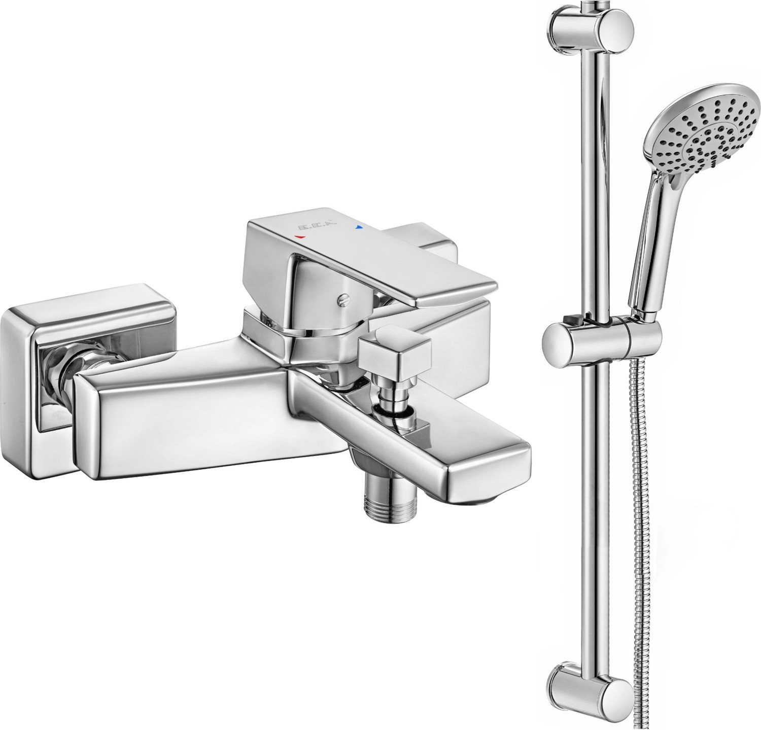 Eca Royal Banyo Bataryası + Eca Logica Sürgülü Duş Seti Üst Takımı