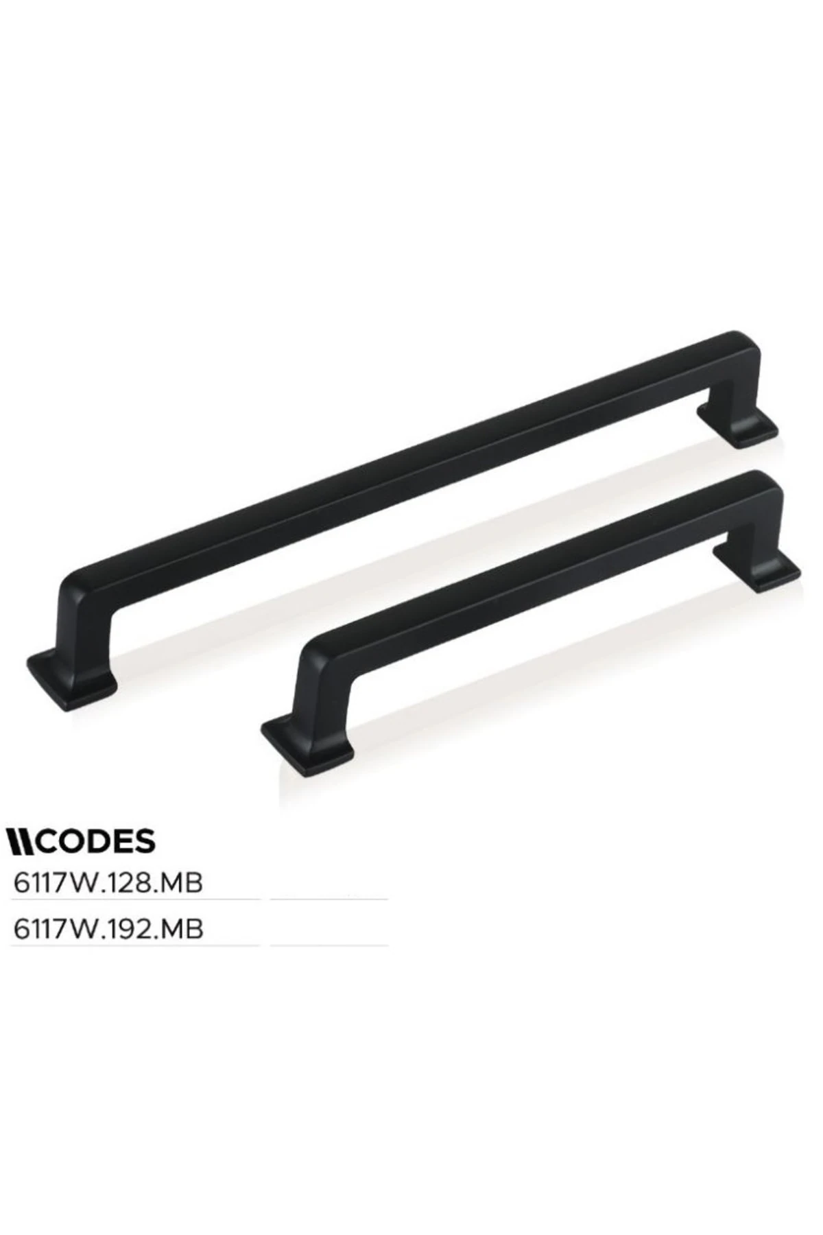 160 Mm Siyah Ithal Modern Kulp Dolap Çekmece Vestiyer Mutfak Kulbu