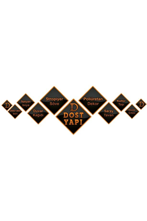 Lamba Göbeği Yaprak Modeli , 50 Cm Çapında 5 Adet