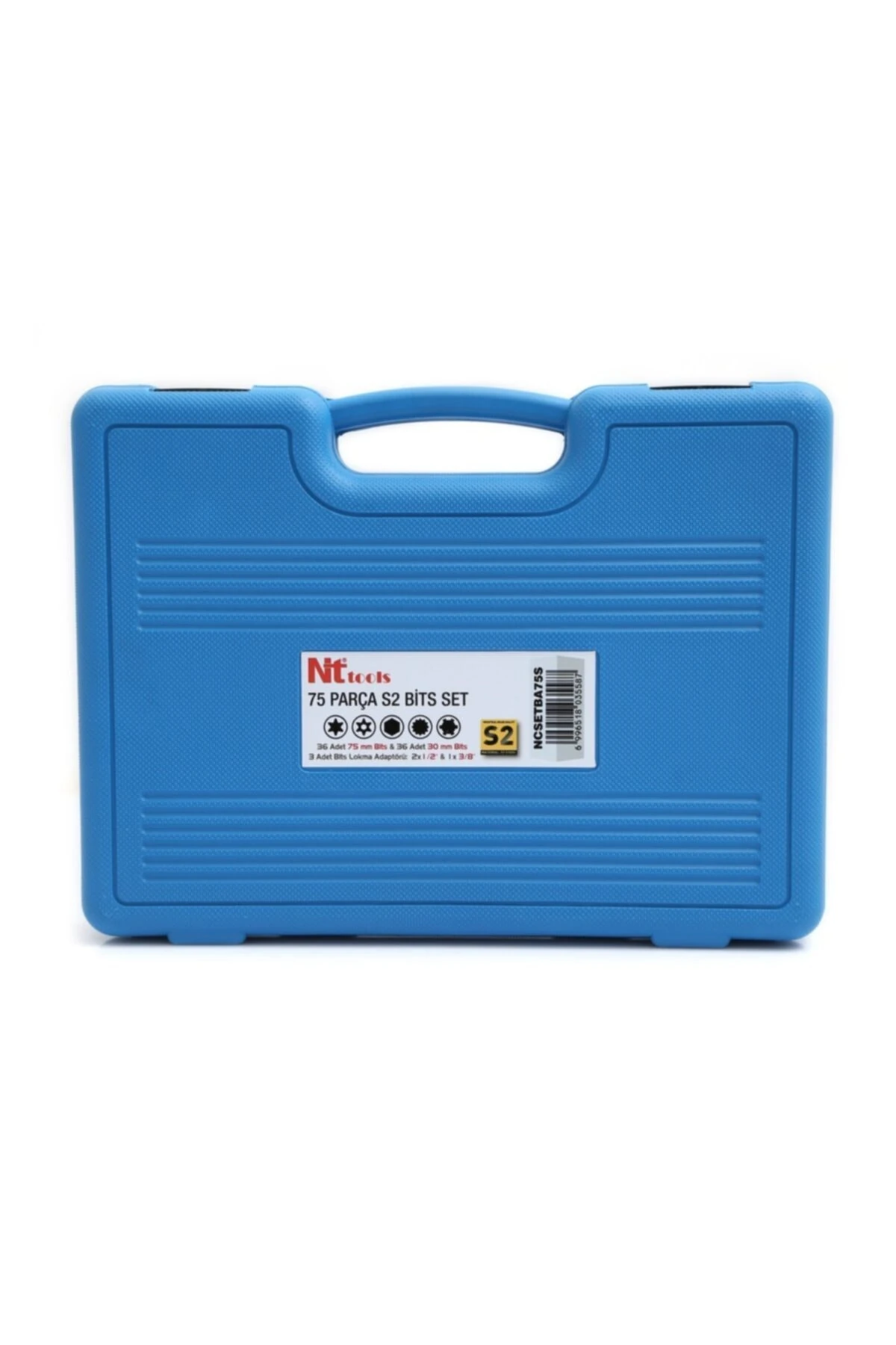 S2 Bits Set 75 Parça Torx Allen Ribe M Tipi 30mm Ve 75mm