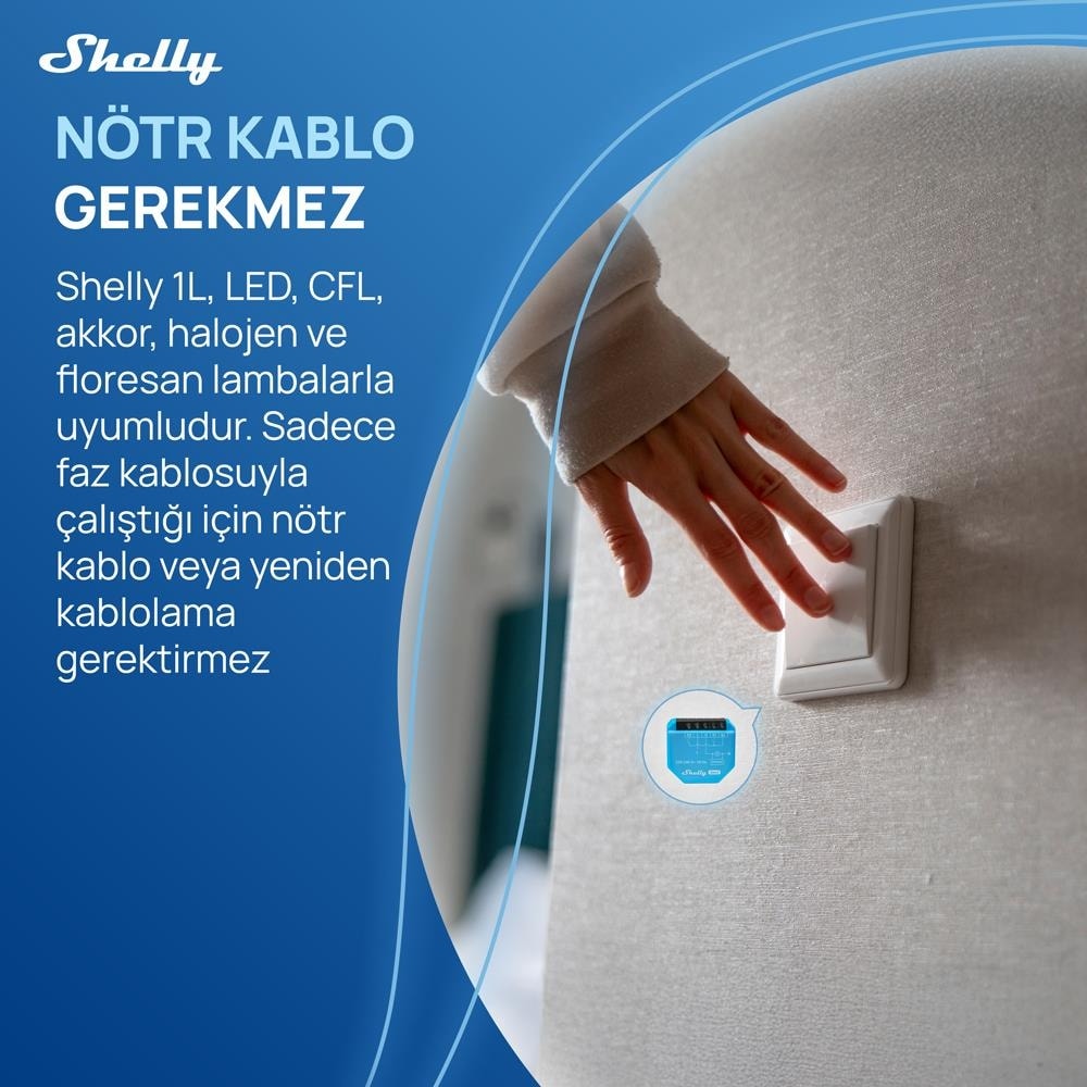 1l Gen3 Nötrsüz Akıllı Röle