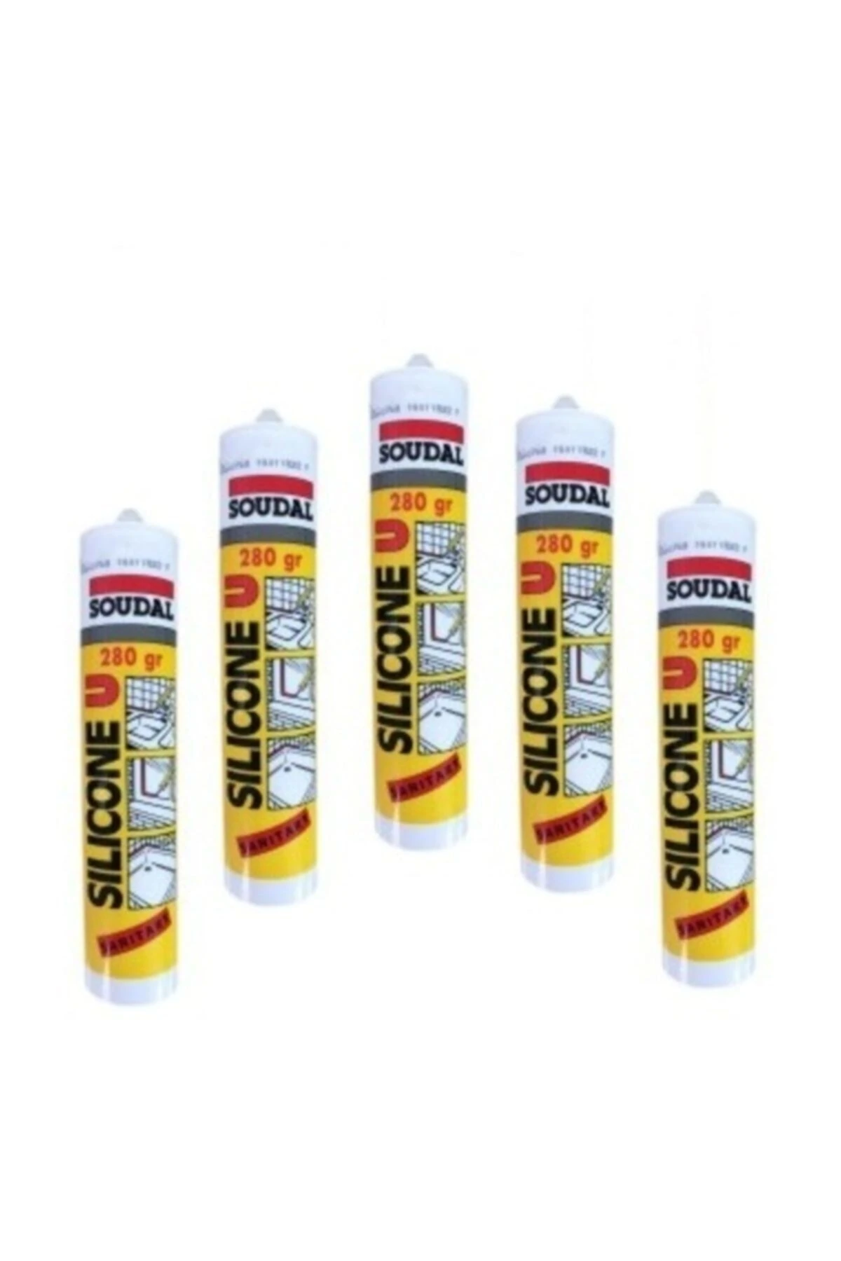 5 Adet Şeffaf Silikon