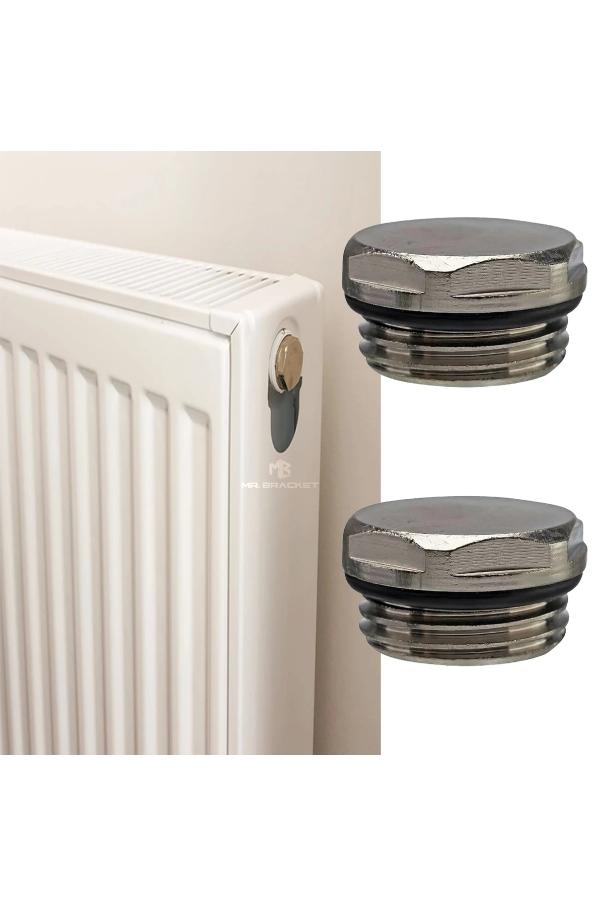 2'li Panel Radyatör Petek Purjör Kör Tapa - Kalorifer Havlupan Petek Tapa Purjör Körtapası Aparatı