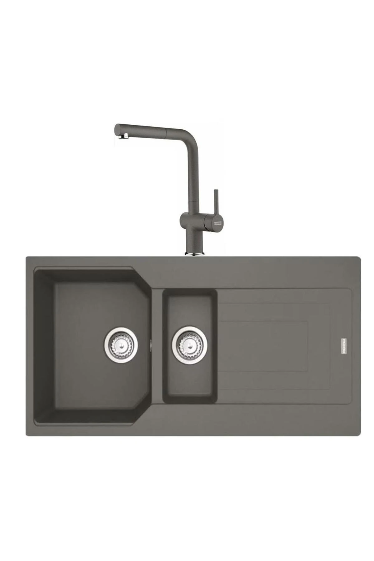 Urban UBG 651-100 Stone Grey Granit Evye Active Plus Doccia 2.0 Batarya Set