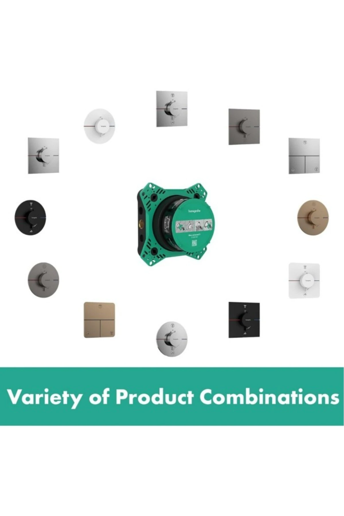 ShowerSelect Comfort Q Termostat Ankastre 2 Çıkış 15583000