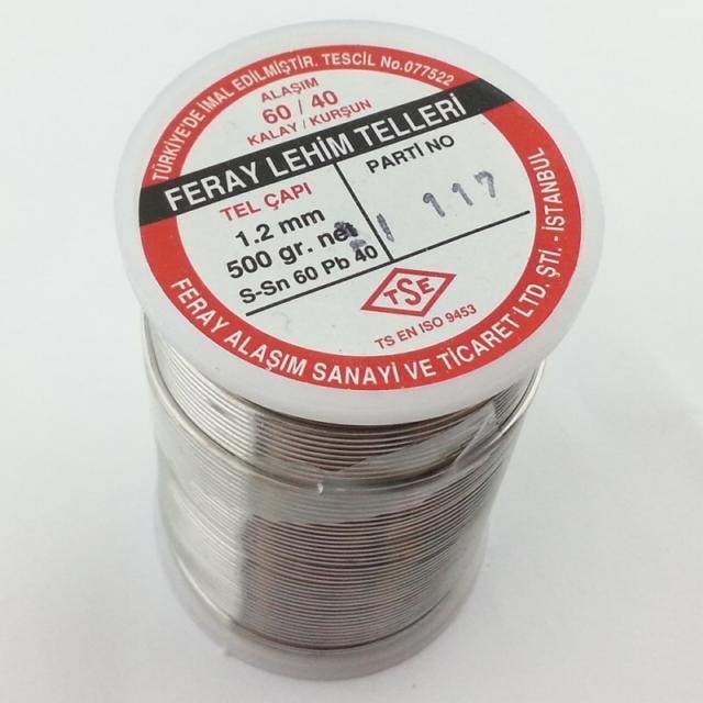 Lehim Teli 500Gr 1,2Mm 60/40