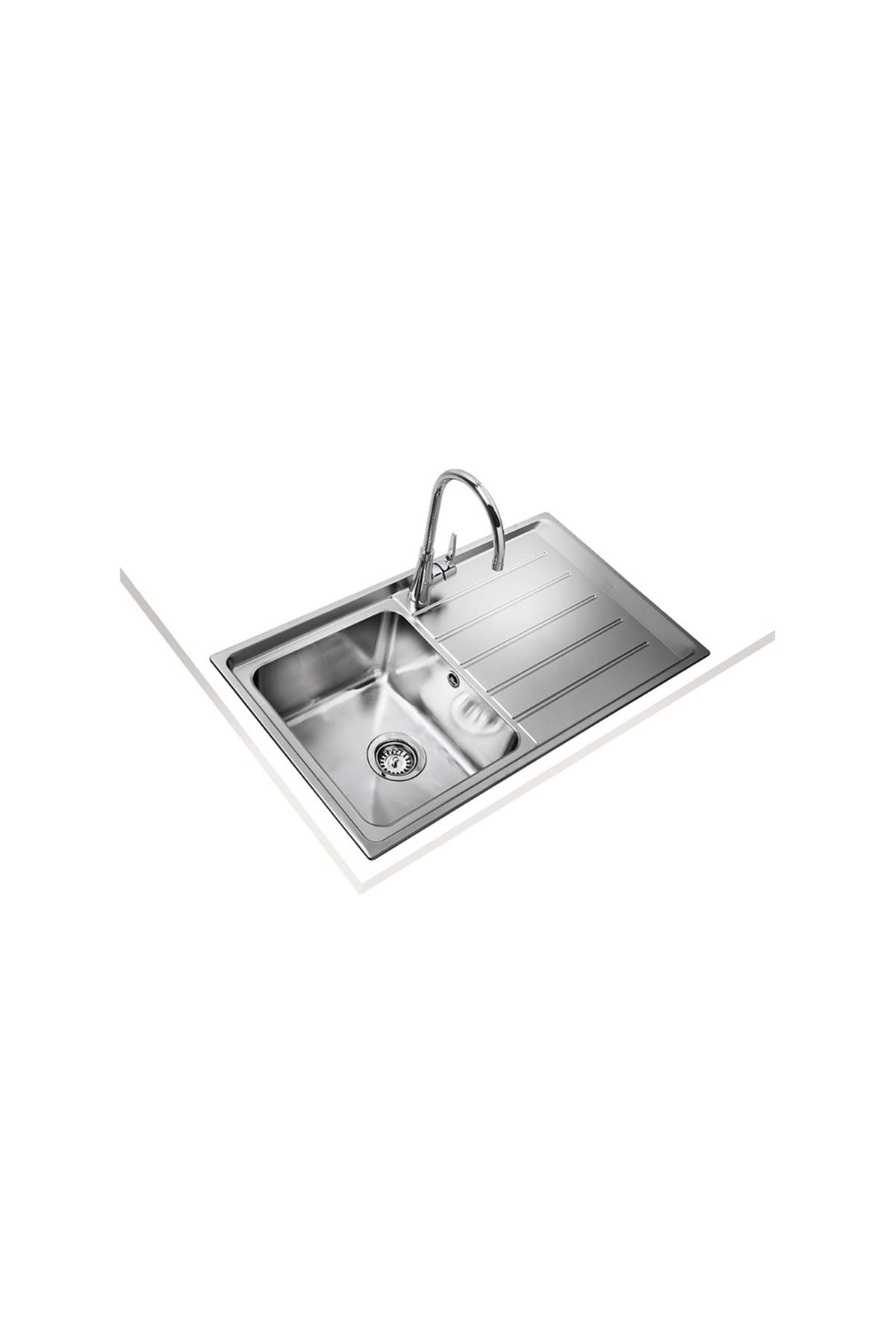 40108702- Vitae 45 Mikroketen Sağ Çelik Eviye