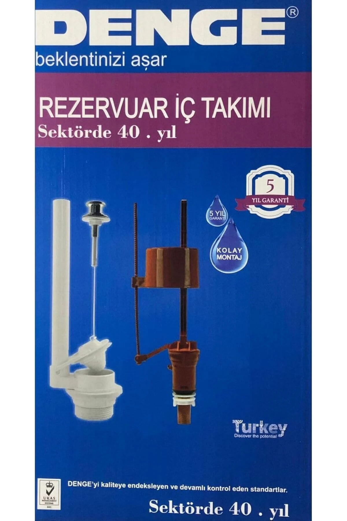 DENGE Çekmeli Klozet Rezervuar Iç Takım 1178227