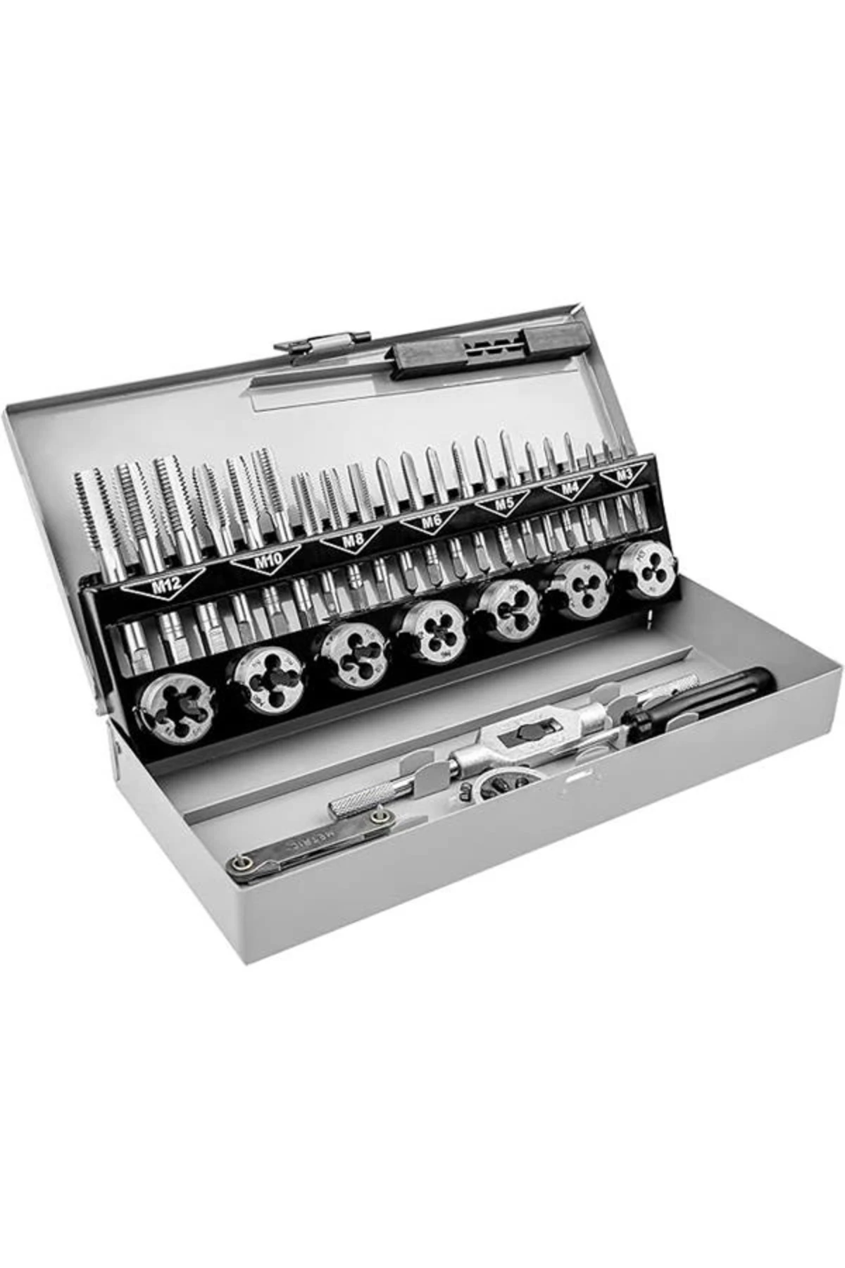 M 53250 Kılavuz Pafta Seti, 32 Parça, DIN/ISO Standartlarına Uygun