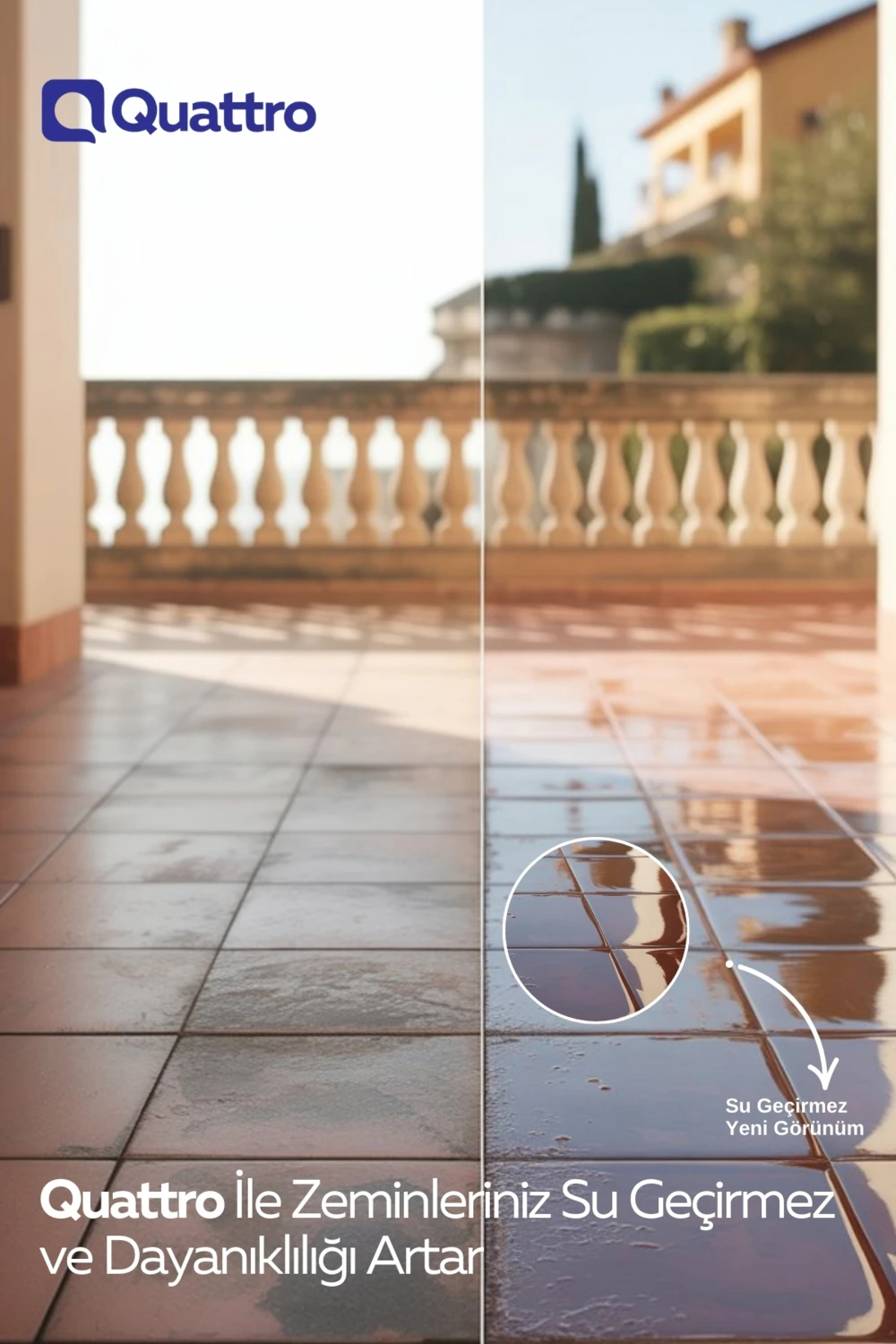 Quattro WT-7080 Şeffaf Su Yalıtım Malzemesi