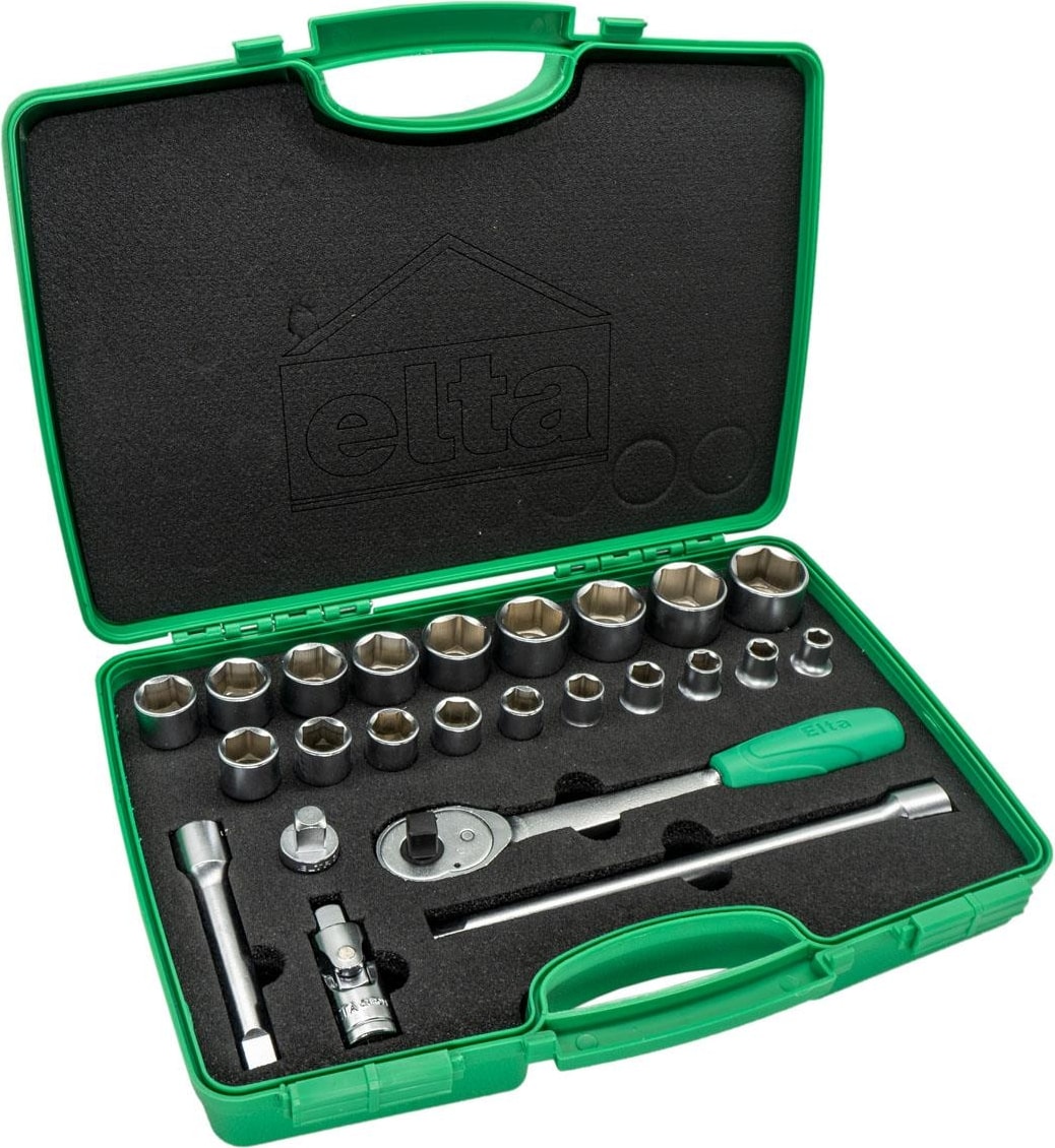 Elta 1/2" Altı Köşe Lokma Anahtar Seti (24 Parça)