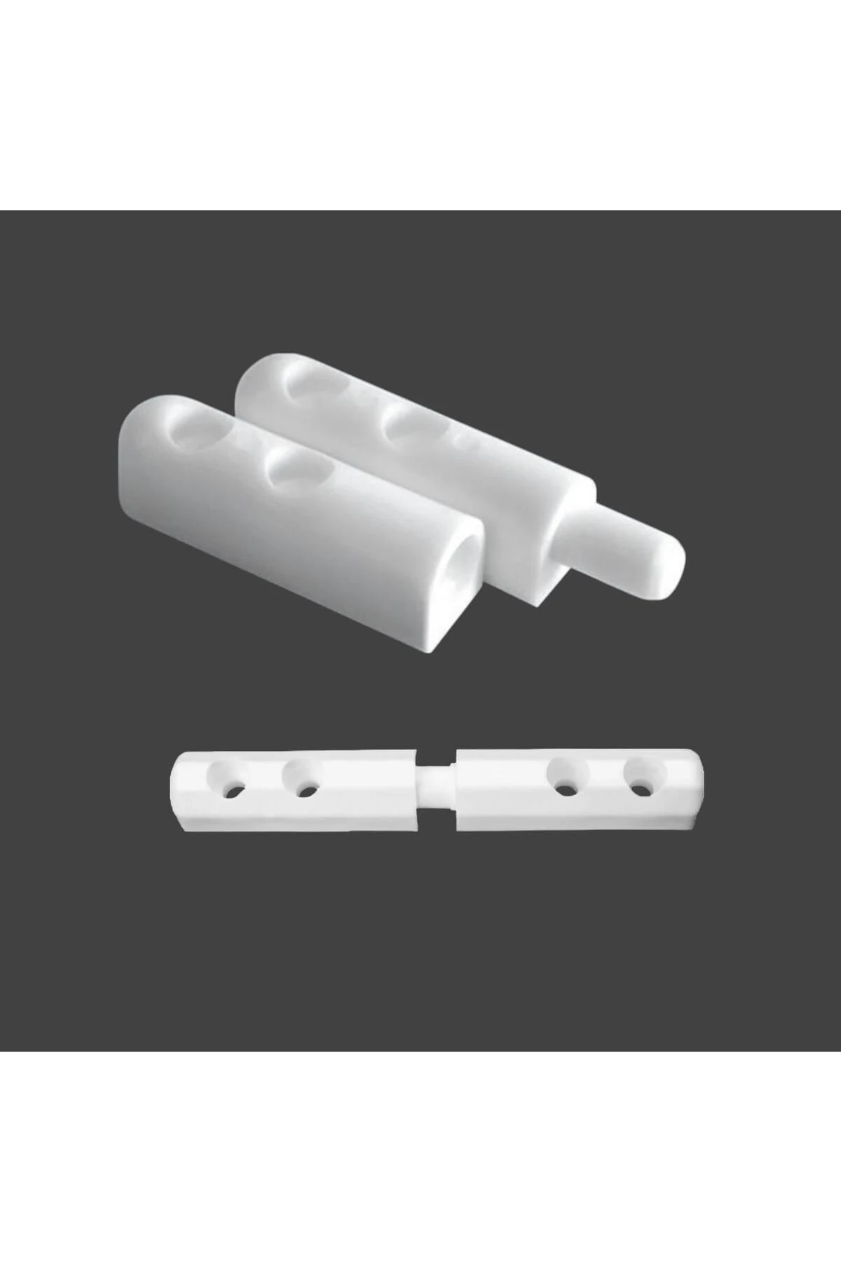 Pimapen PVC Pencere Kapı Sineklik Menteşesi Pimli Plastik Pratik Açma Kapama Hareket Aparatı 2 Adet