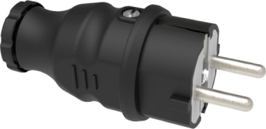 Bk1-1402-2011 - 1X16A (2P+E) 200/250V Nomofoze Kauçuk Düz Fiş
