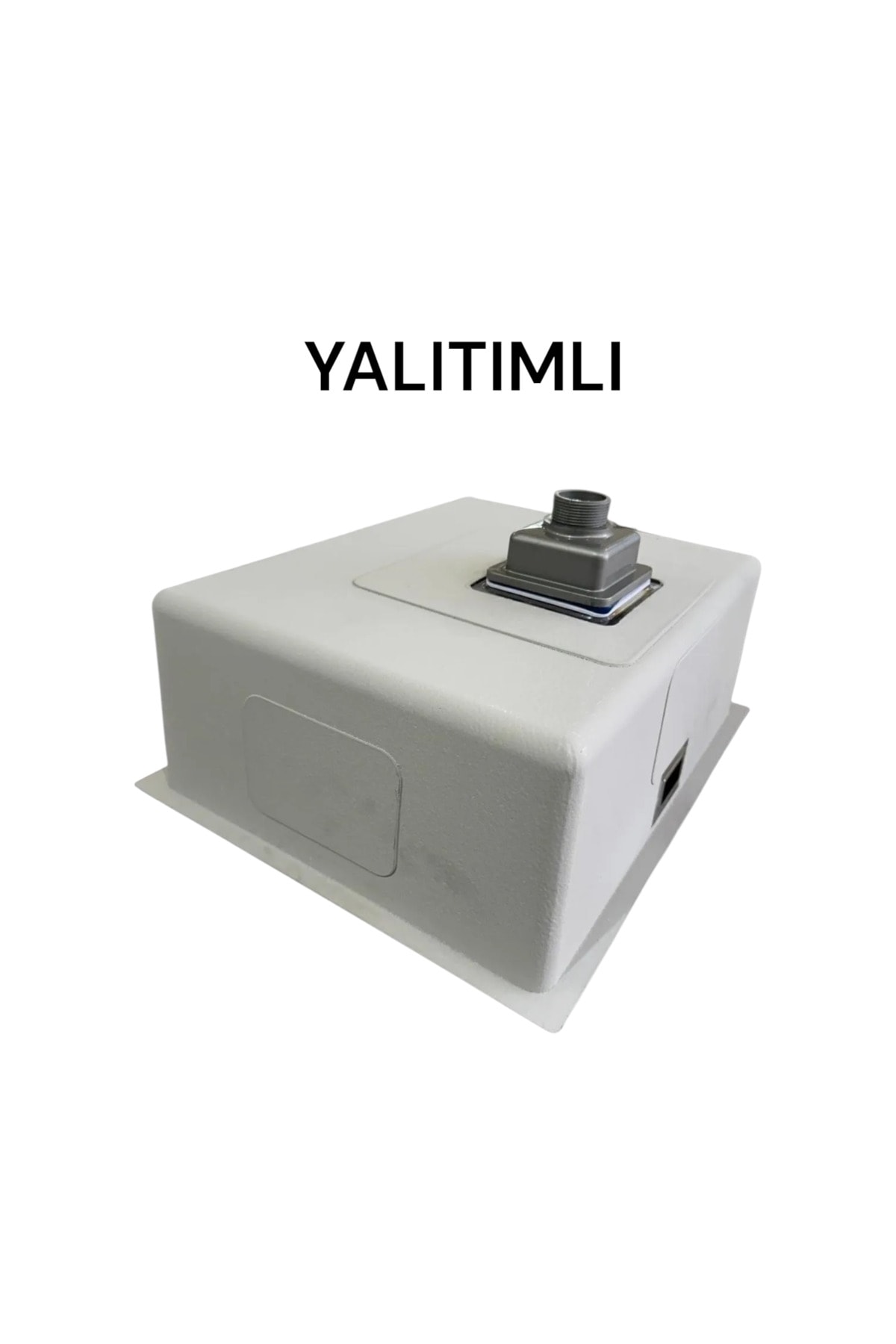 Inox (40×50 cm) Paslanmaz Çelik Evye, Mutfak Lavabosu, Yalıtımlı