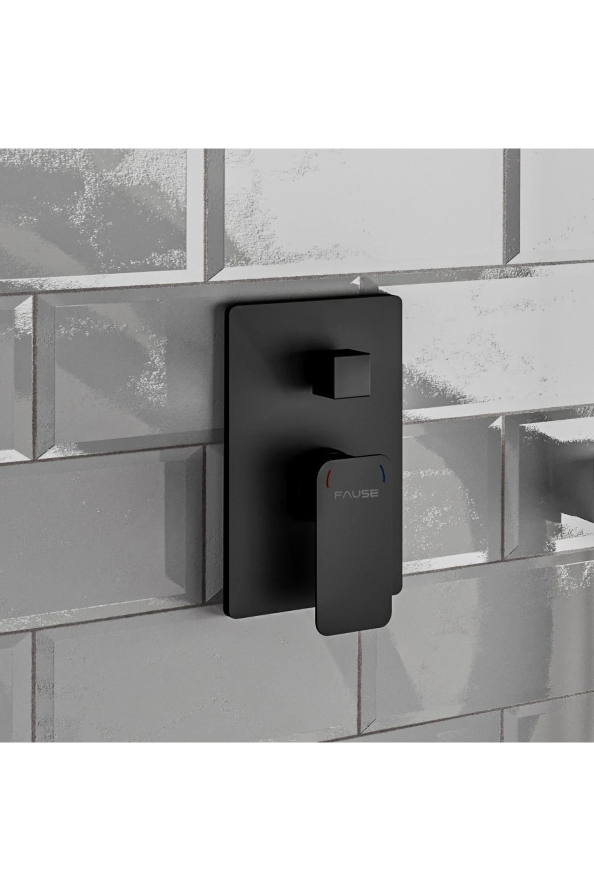 Ankastre Banyo Bataryası Tetra 3 Yönlü Siyah Kab102-3b